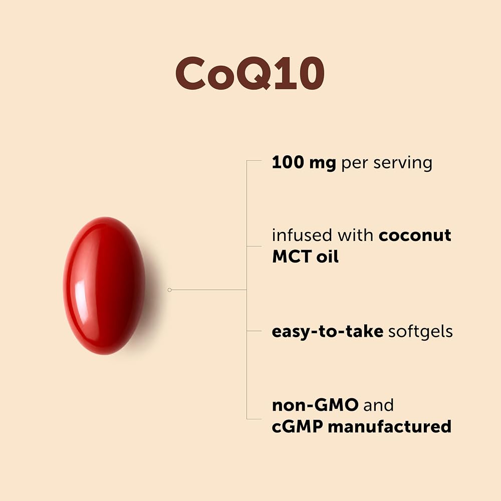 Micro Ingredients CoQ10 100 mg - 240 Softgels - image 2