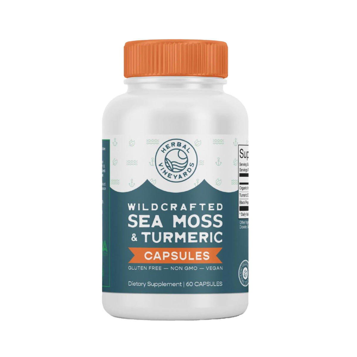 Herbal Vineyards Organic Wildcrafted Sea Moss 60 Capsules