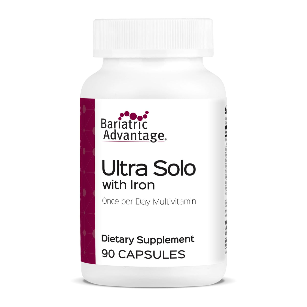 Bariatric Advantage Ultra Solo with Iron - Once-Per-Day Daily
