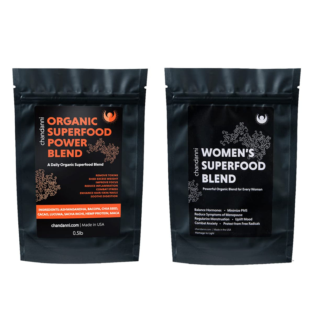 Chandanni Organic Superfood Power Blend Powder - 16 Ounce
