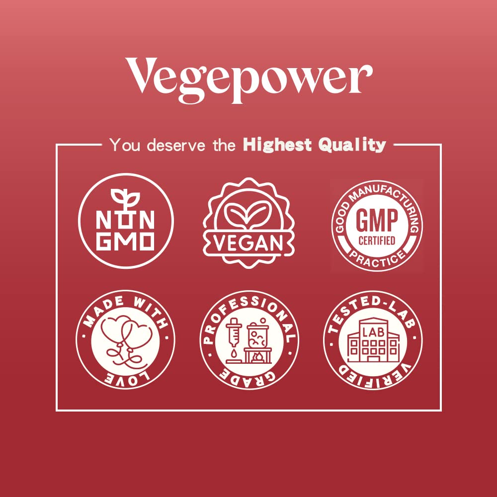 VEGEPOWER Vegan Iron Supplement Gummies - with Vitamin C