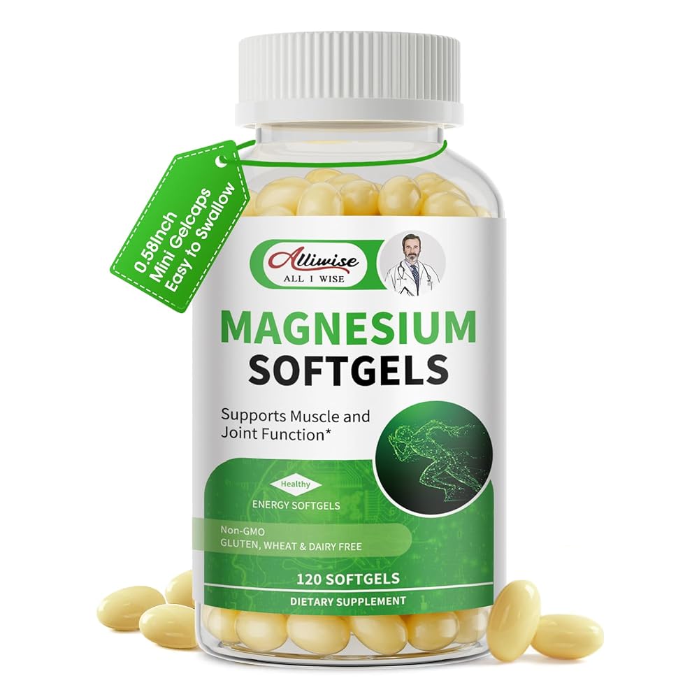 Alliwise Magnesium Glycinate Supplement 500mg