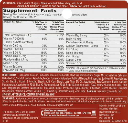 Flintstones Complete Childrens Chewable Supplement - 60 Count - image 3