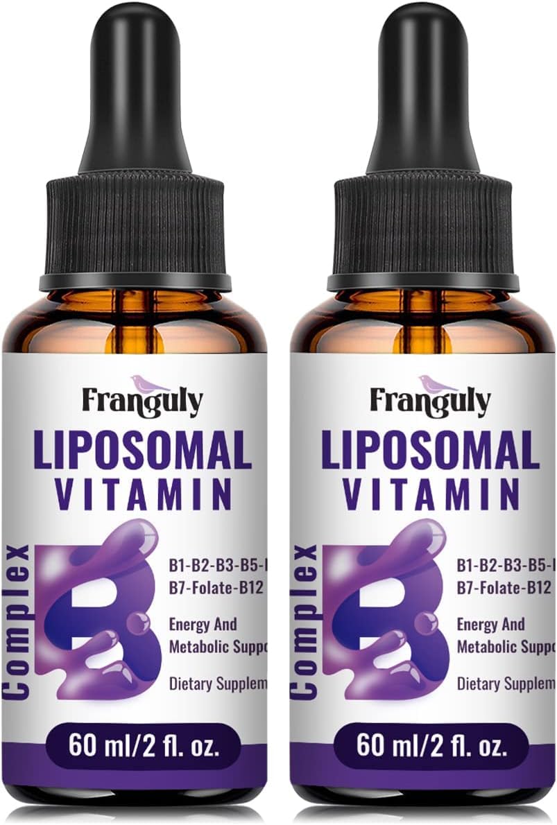 Franguly Liposomal Vitamin B Complex Liquid Sublingual B Complex