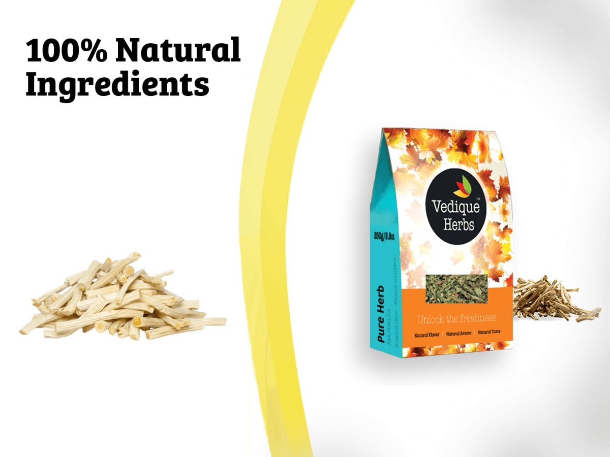 VEDIQUE HERBS Organic Shatavari Root Dried Herb - 250g - image 4