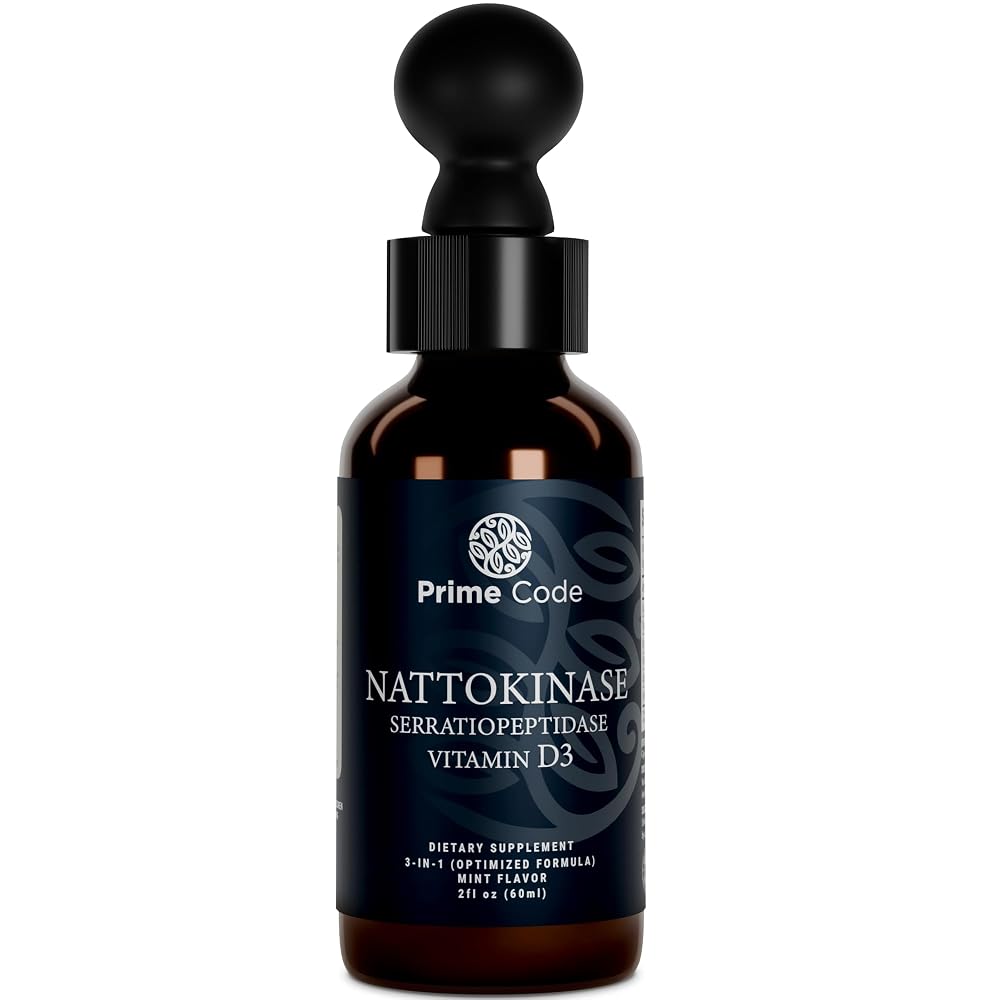 Prime Code Nattokinase & Serratiopeptidase Liquid Drops - 2 Fl Oz - image 4