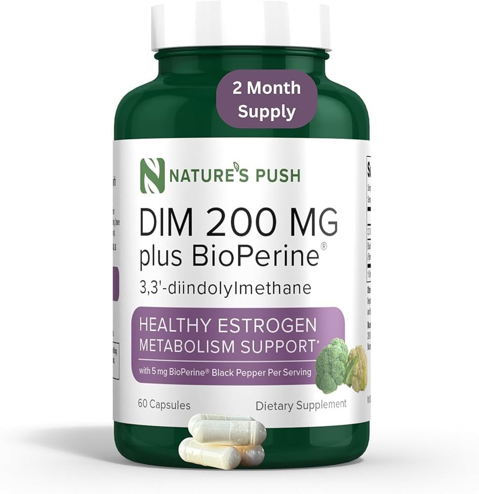 Nature's Push DIM 200mg Estrogen Balance - 60 Capsules