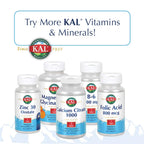 KAL Cal/Mag/Zinc Bone & Immune Support - 100 Tablets - image 5