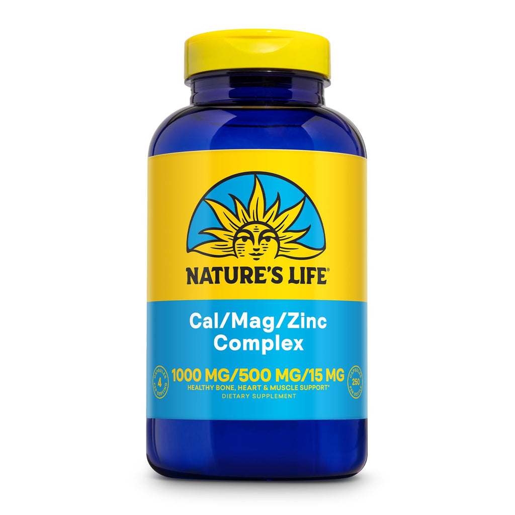 Nature's Life Cal Mag Zinc Complex - 250 Tablets