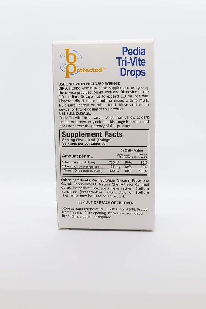 Szong Vitamin A, C & D Drops for Infants and Toddlers - 3 Pack - image 2