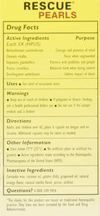 Bach Rescue Pearls Natural Stress Relief - 28 Capsules - image 2