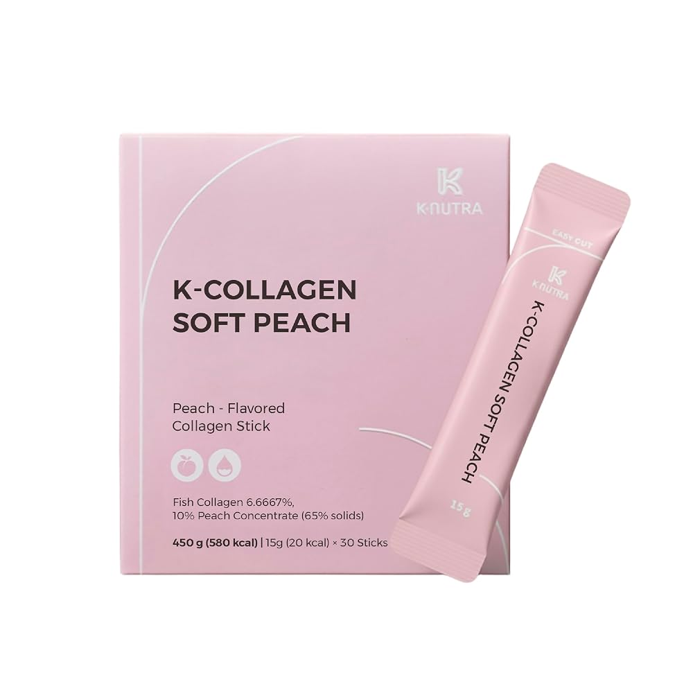 K K·NUTRA K-Nutra K-Collagen Soft Peach Marine Collagen - 30 Sticks