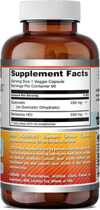 Amazing Nutrition Quercetin Berberine 500 mg - 270 Capsules - image 6