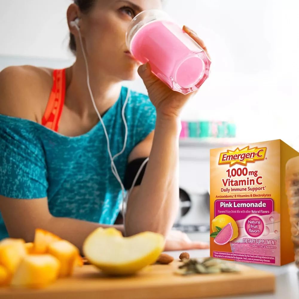 Alacer Emergen-C Pink Lemonade Vitamin C - 30 Packets - image 5