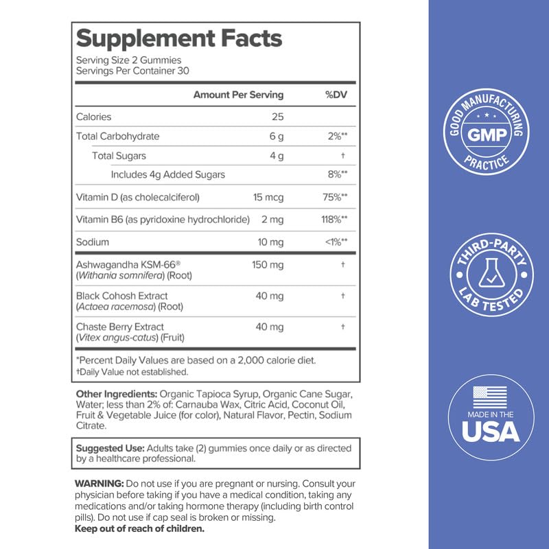 O Positiv MENO Menopause Gummies for Hot Flashes - 60 Count - image 6