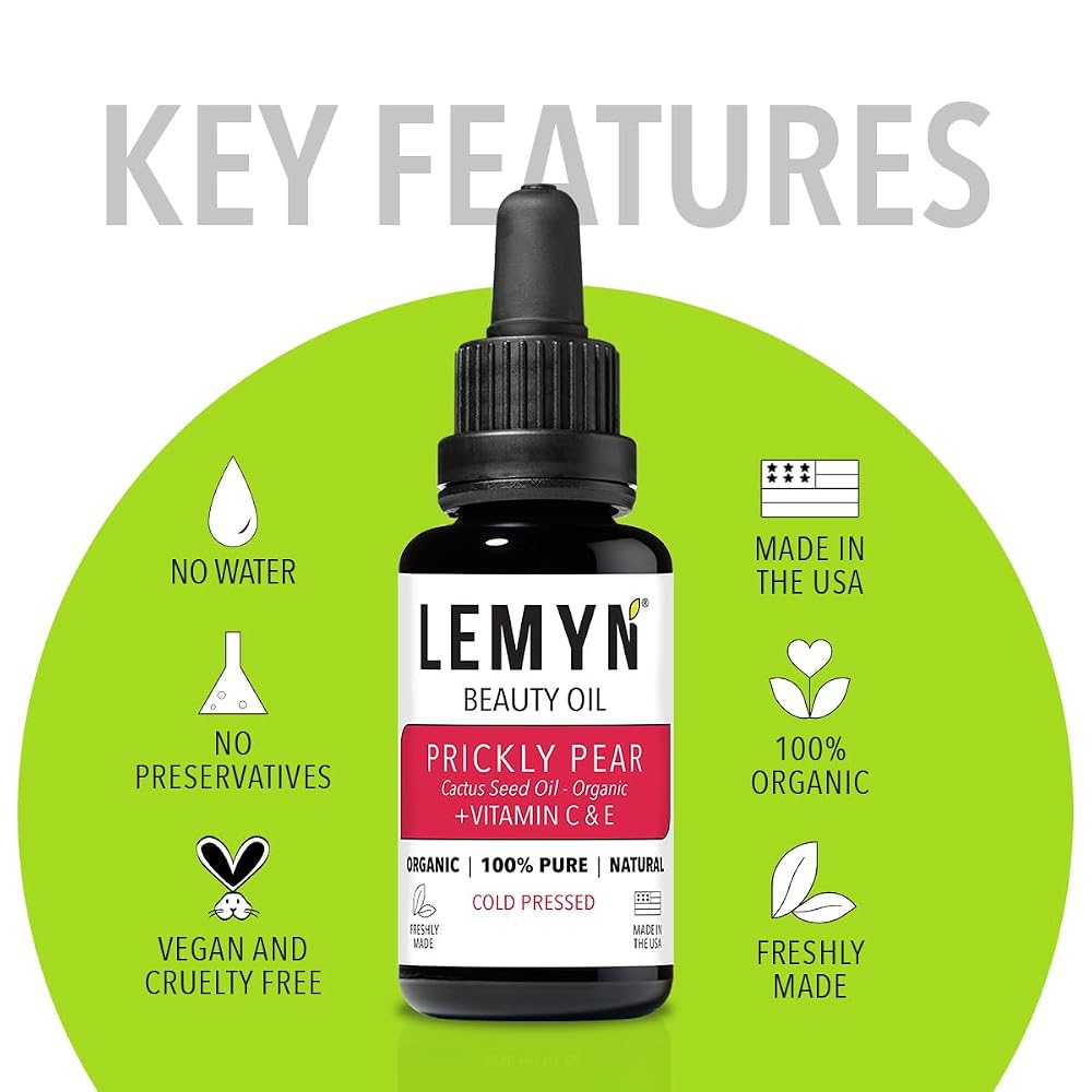 Lemyn Organics Prickly Pear Oil with THD Vitamin C - 0.5 Fl Oz - image 5