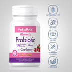 Piping Rock Probiotic with Cranberry for Women - 90 Capsules - image 3