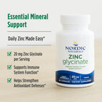 Nordic Naturals Zinc Glycinate 20mg - 60 Capsules - image 3