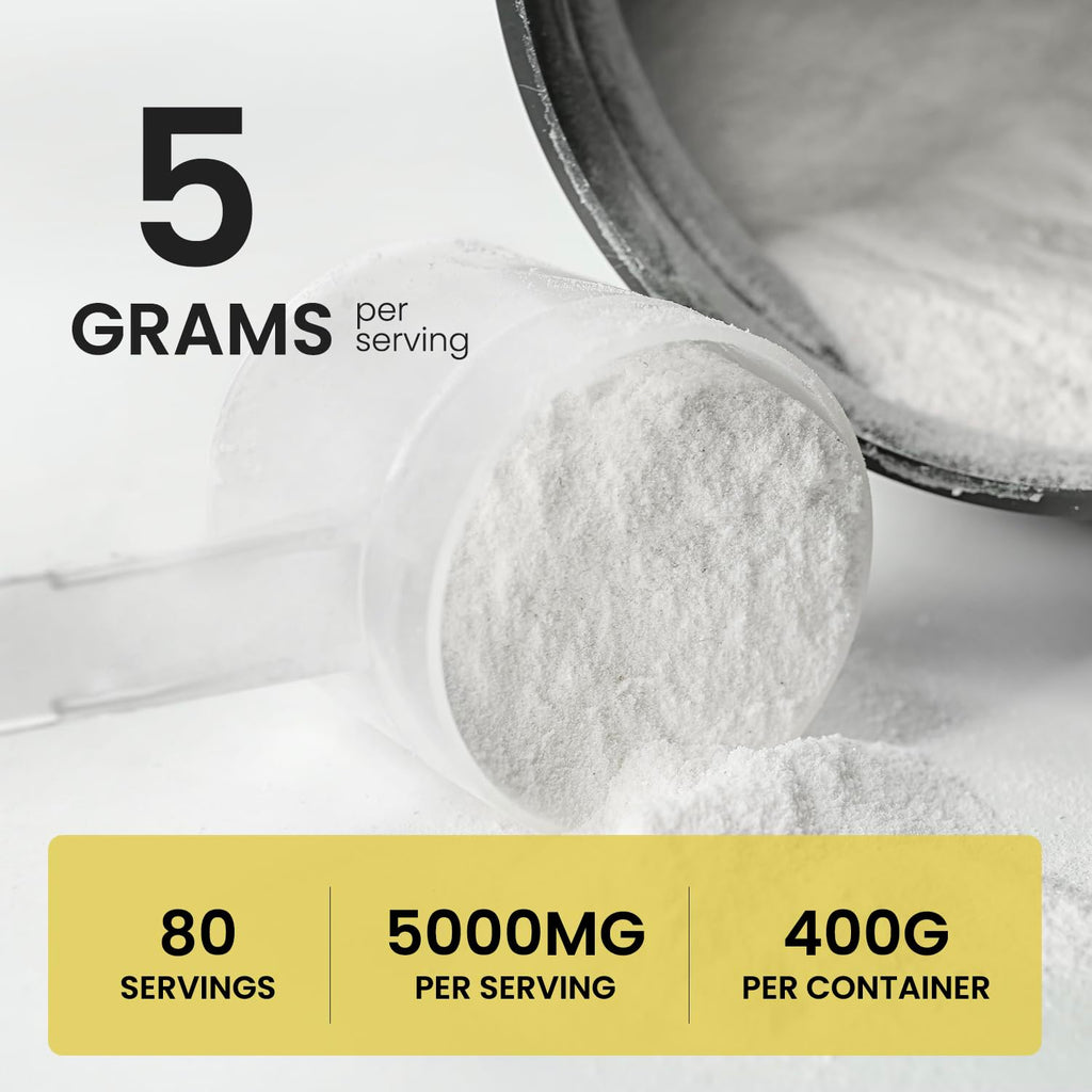 UpNourish Micronized Creatine Monohydrate Powder - 400g - image 4
