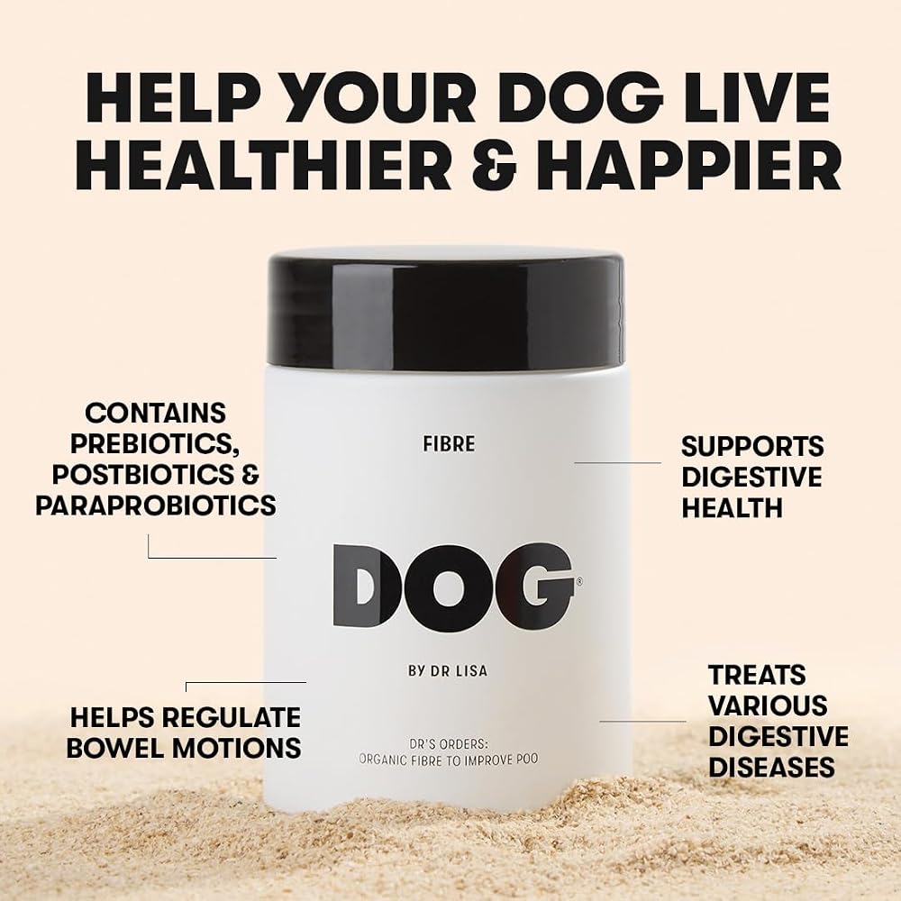DOG by Dr Lisa Fibre Daily Fiber Supplement for Dogs - 100g - image 3