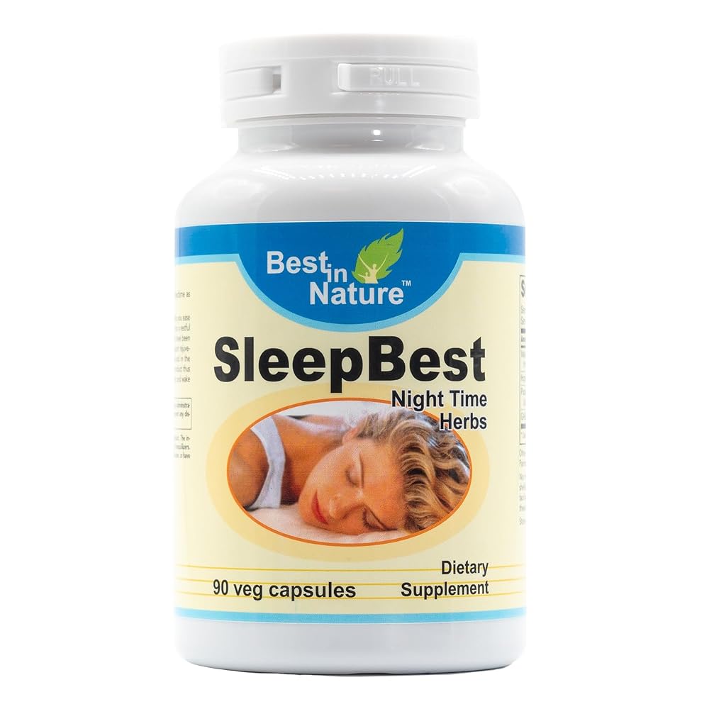 Best in Nature SleepBest Night Time Herbs Sleep Support - 90 Capsules