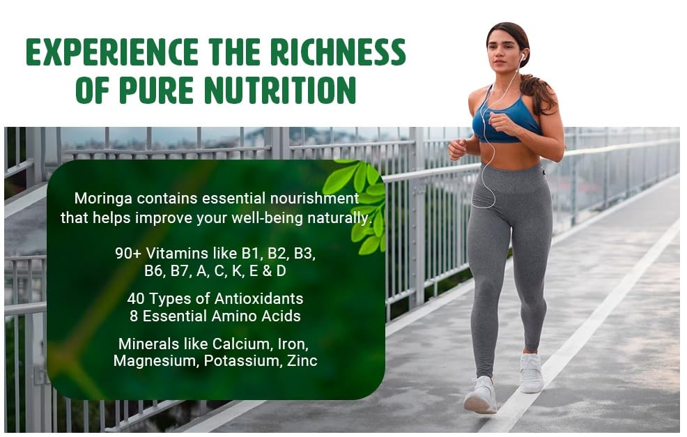 WAY 4 ORGANIC W4O Moringa Oleifera Leaf and Seed Powder (80:20) Ratio