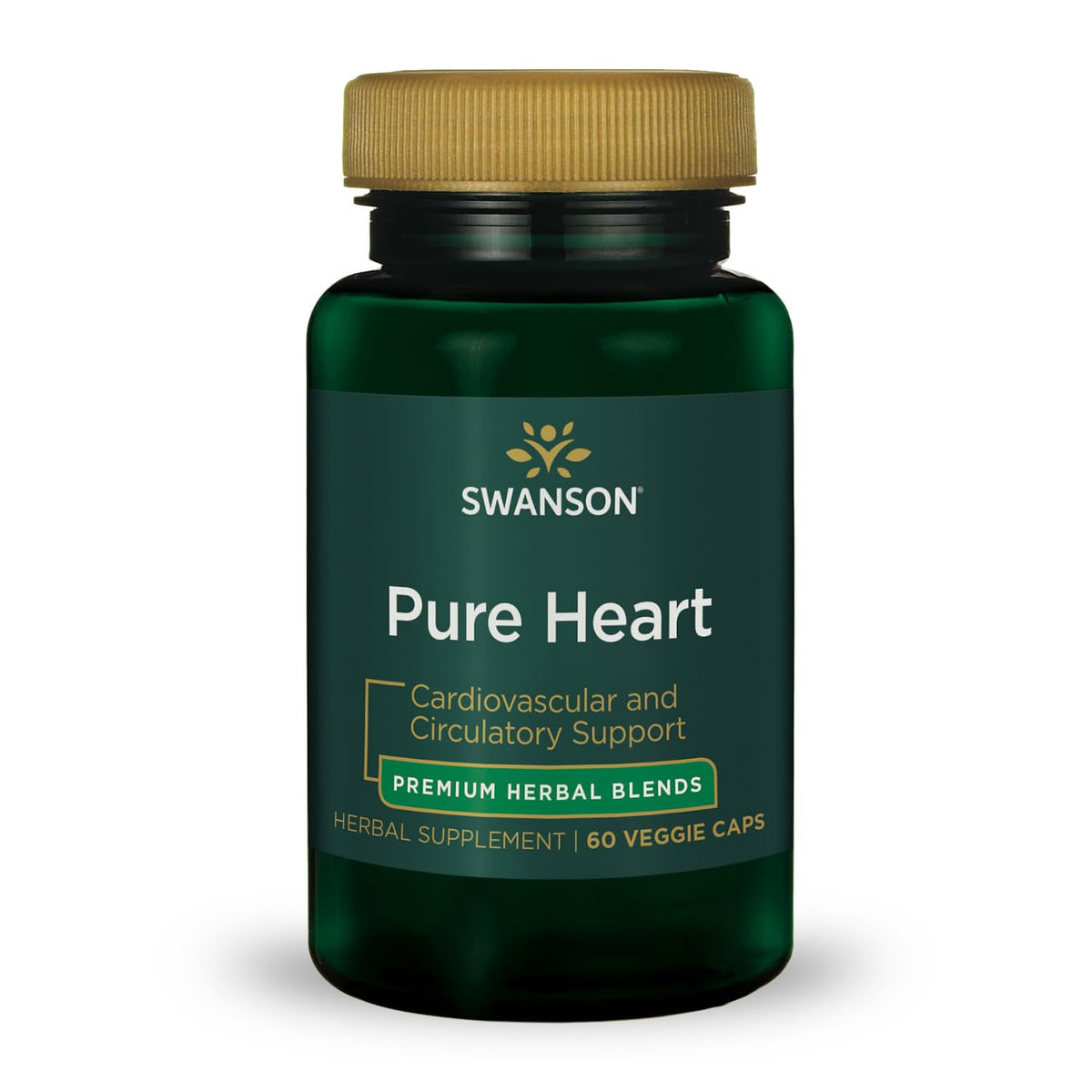 Swanson Pure Heart Cardiovascular Support - 60 Vegetarian Capsules