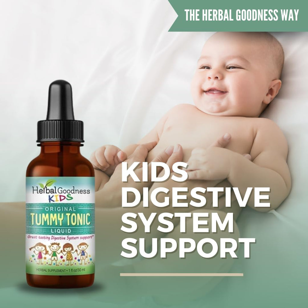 Herbal Goodness Kids Tummy Support Tonic Liquid Extract - 1 Fl Oz - image 5