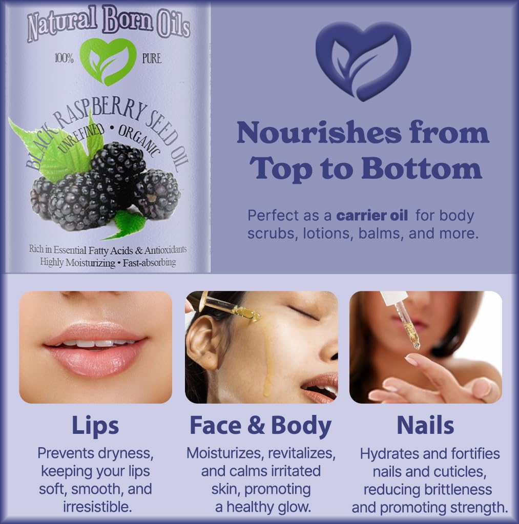 Natural Born Oils Black Raspberry Seed Oil - image 6