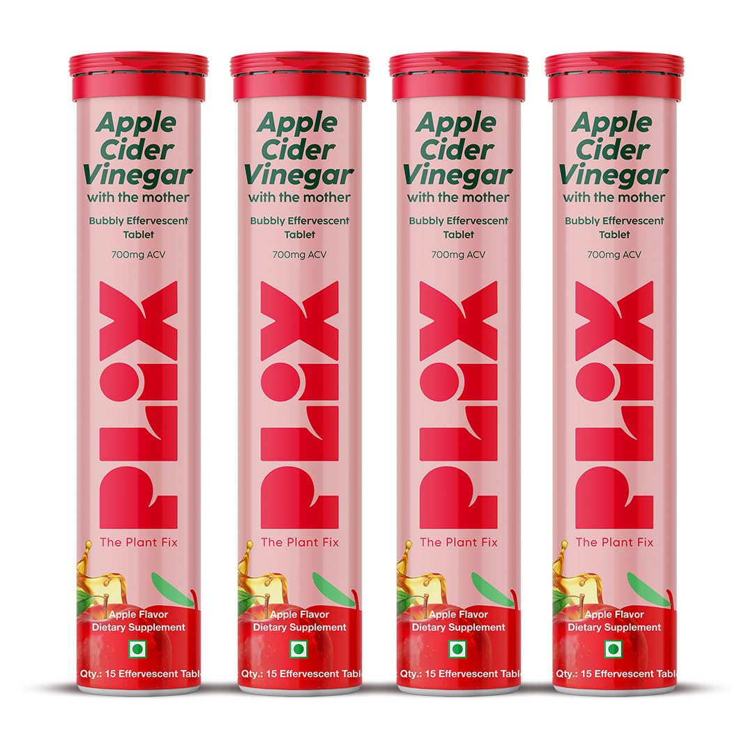PLIX - THE PLANT FIX Apple Cider Vinegar Effervescent Tablets