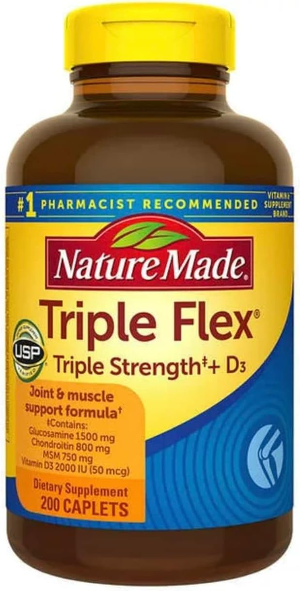 Nature Made Triple Flex UnflavoredCapletAdultunisexGlucosamine