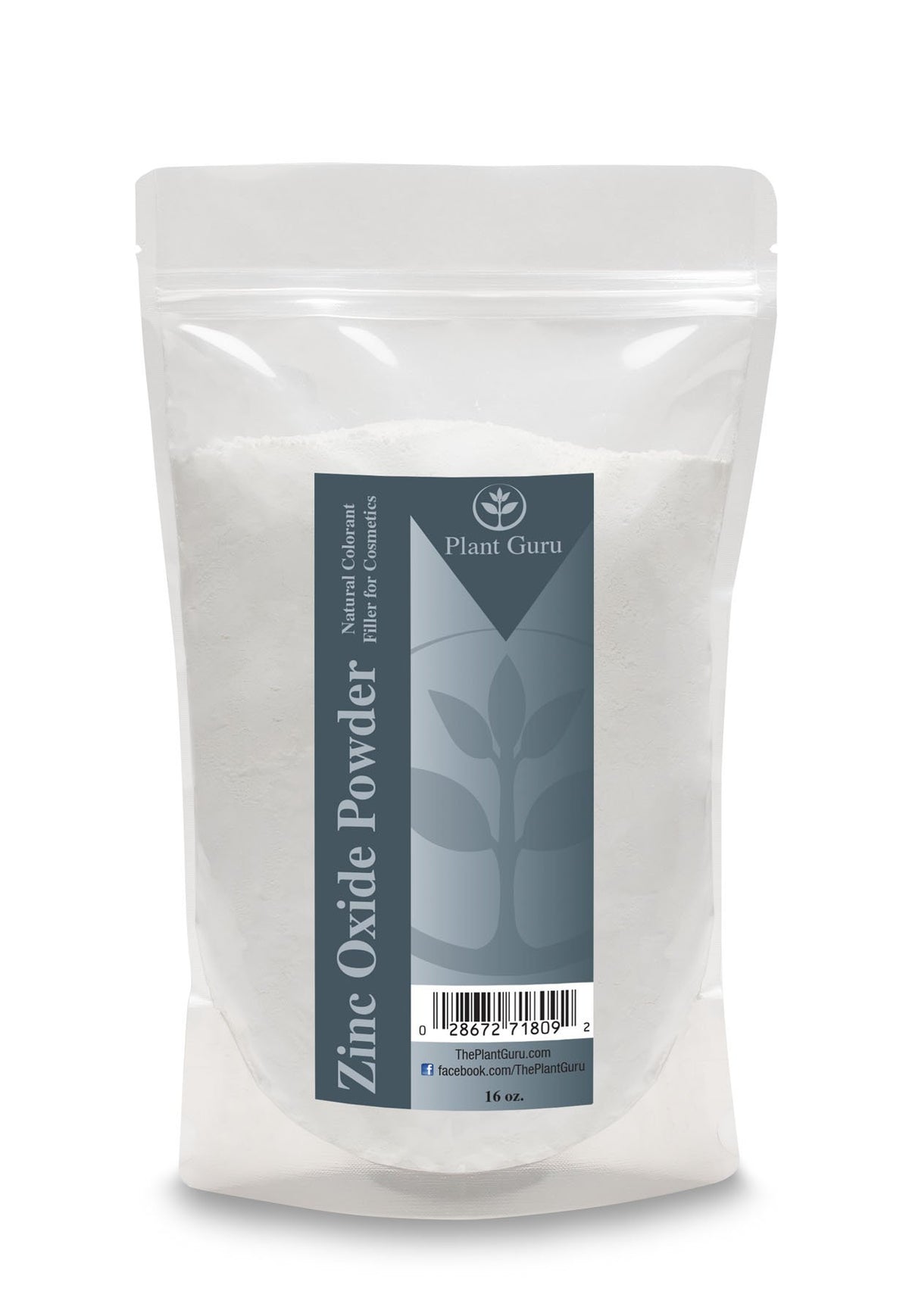 Plant Guru Zinc Oxide Powder Physical Sunscreen - 1 lb