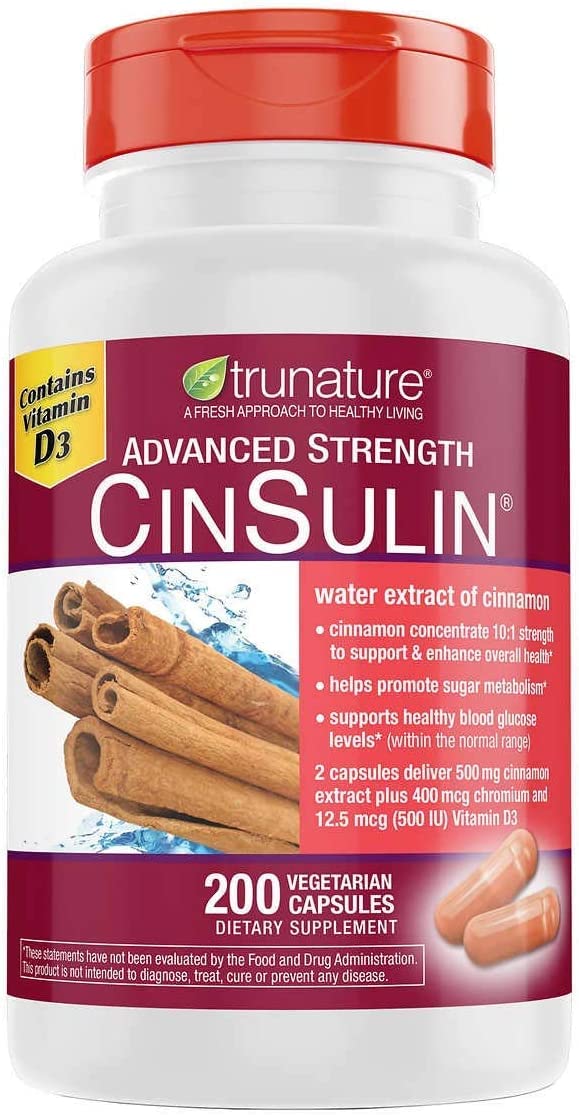 TruNature Advanced Strength Cinsulin - 510 Capsules
