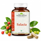 VEDIKROOTS Salacia Capsules Herbal Supplement - 60 Vegetarian Capsules