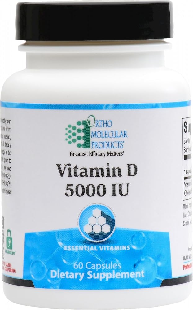 Ortho Molecular Vitamin D 5000 IU - 60 Capsules