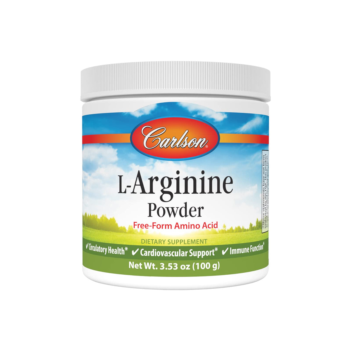 Carlson L-Arginine Powder for Circulatory Health - 100 g