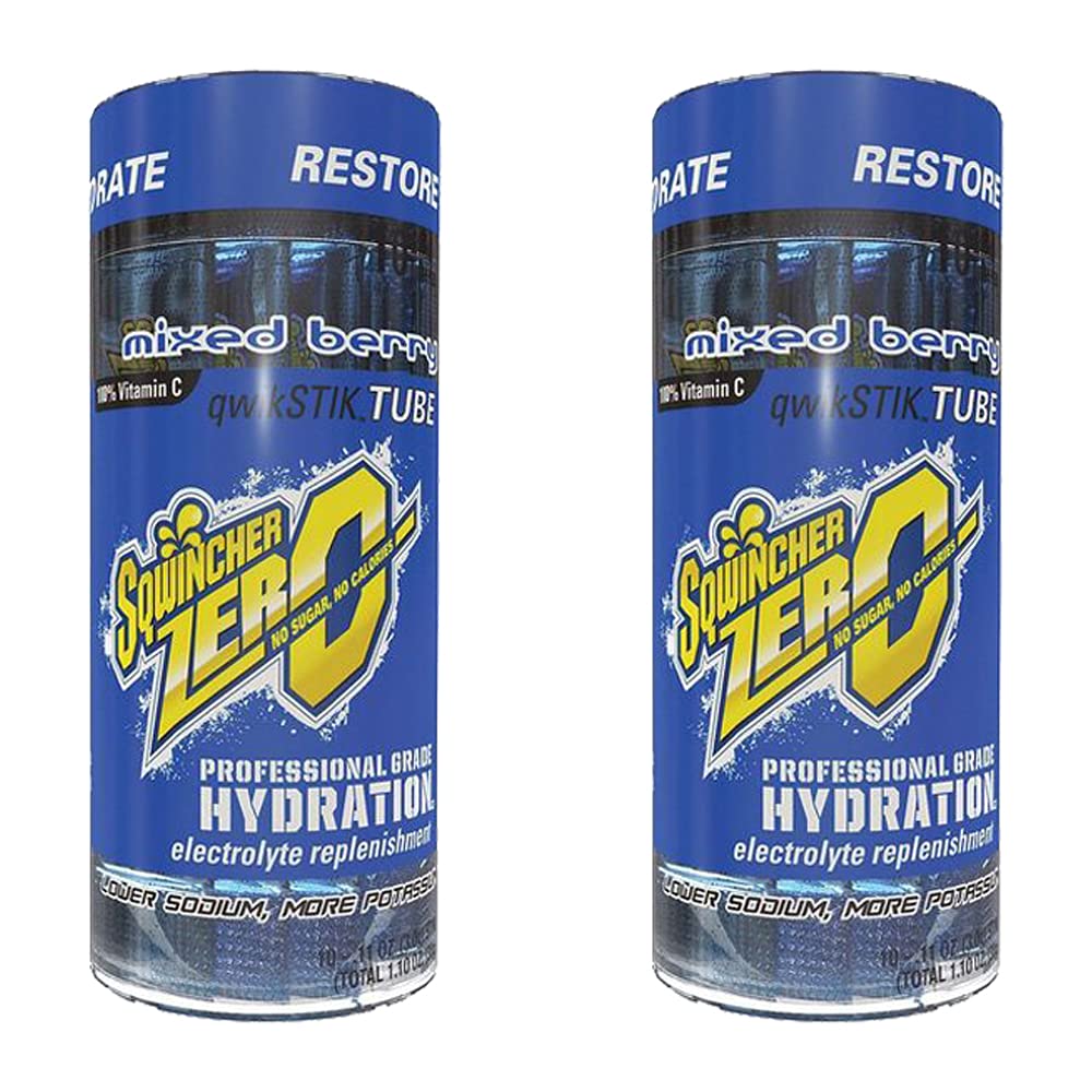 Sqwincher Zero Qwik Stik Sugar Free Electrolyte Drink Mix - 20 Sticks