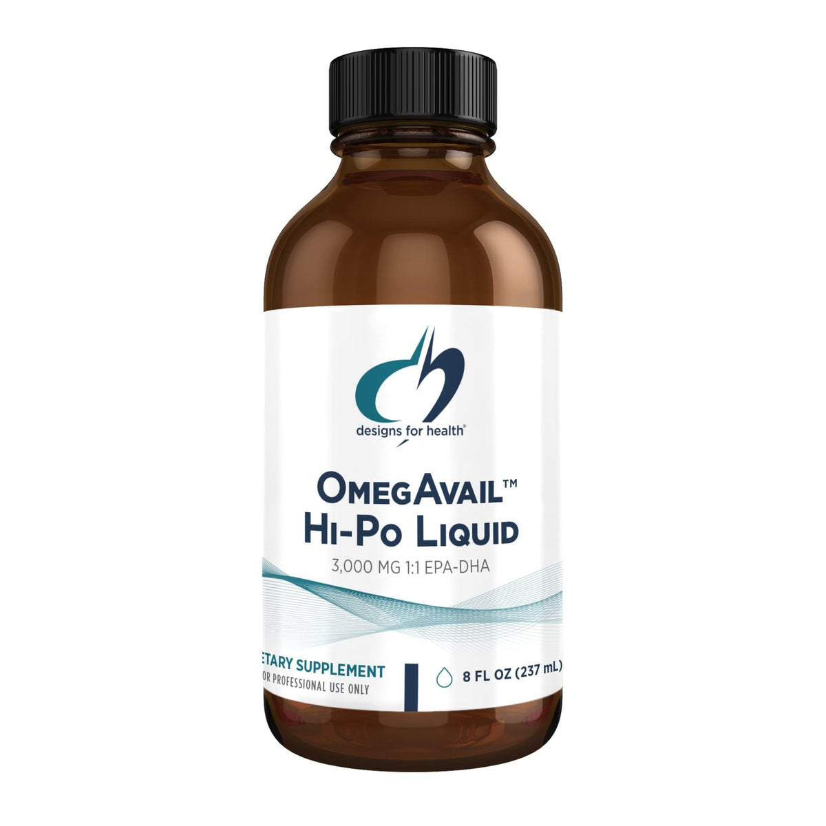Designs for Health OmegAvail Hi-Po Liquid Omega-3 Fish Oil - 8 oz