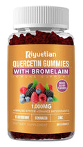 Riyuetian Quercetin with Bromelain, Zinc & Vitamin C - 60 Gummies