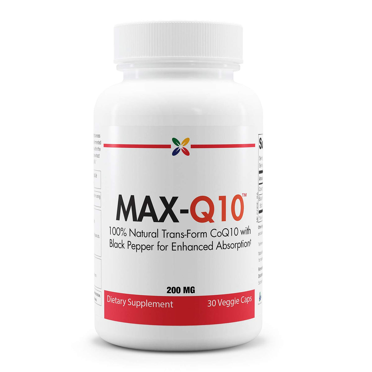 Stop Aging Now MAX-Q10 CoEnzyme 200 mg - 30 Capsules