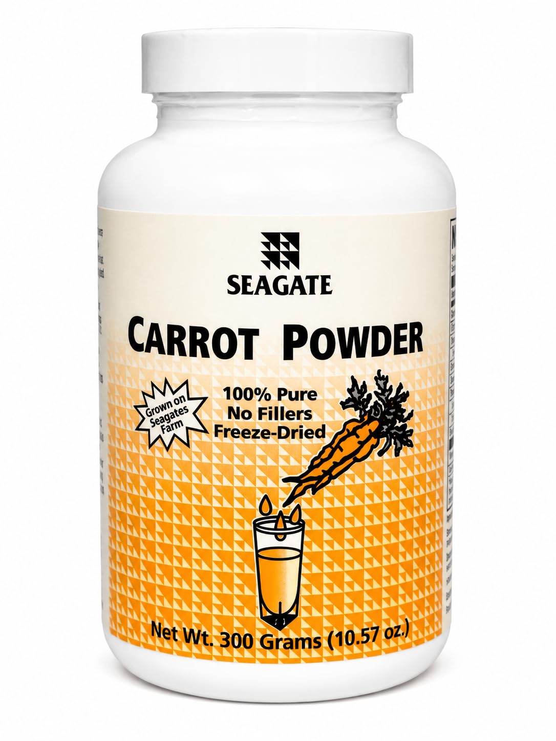 Seagate Carrot Powder - 300g (30 Servings)