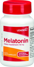 Leader Melatonin 10mg Sleep Support - 120 Capsules