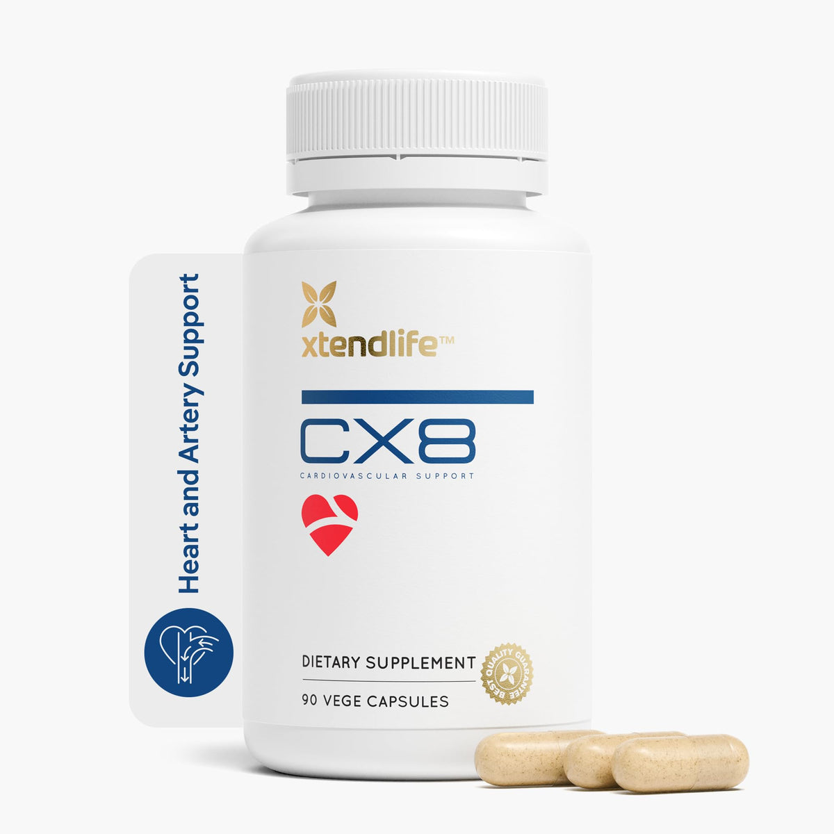 Xtendlife CX8 Heart Health Supplement - 90 Capsules