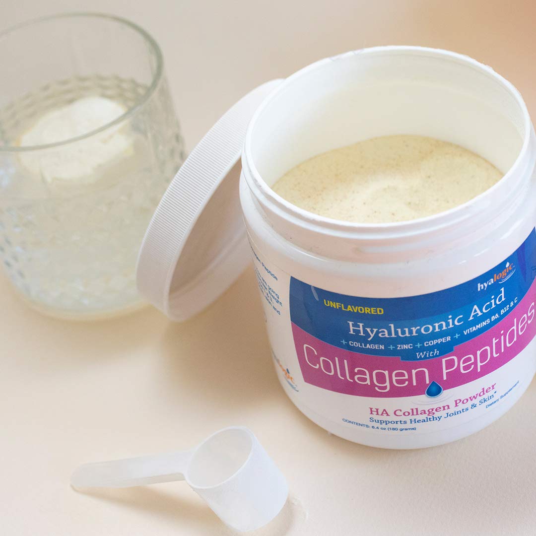 Hyalogic Hyaluronic Acid Collagen Peptides Powder - 6.4oz - image 4