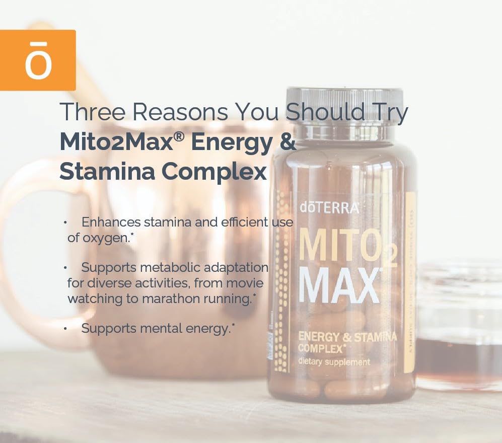 doTERRA MetaPWR Mito2Max Energy Supplement - 60 Capsules - image 5