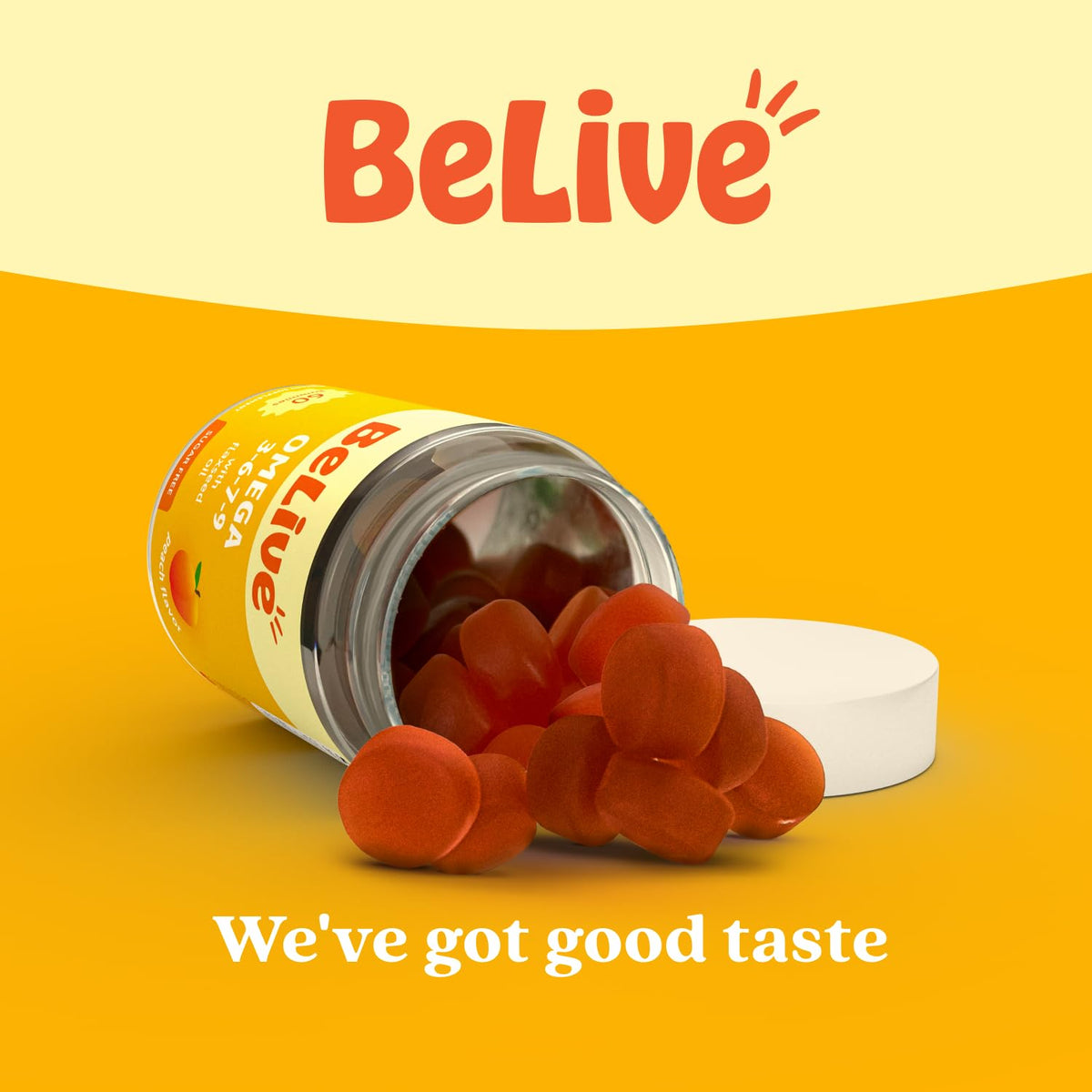 BeLive Organic Omega 3 Gummies with Omegas 6