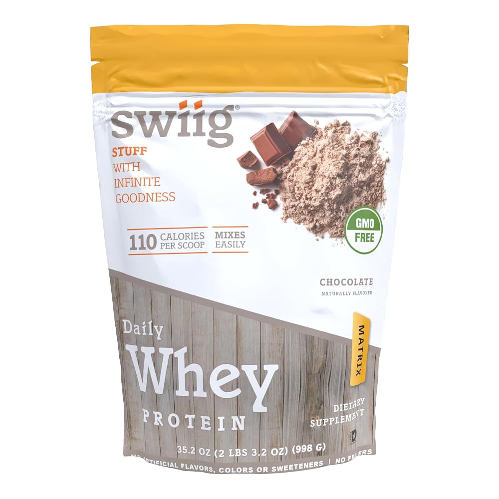 swiig Whey Matrix Protein Powder Chocolate - 2.2 lb