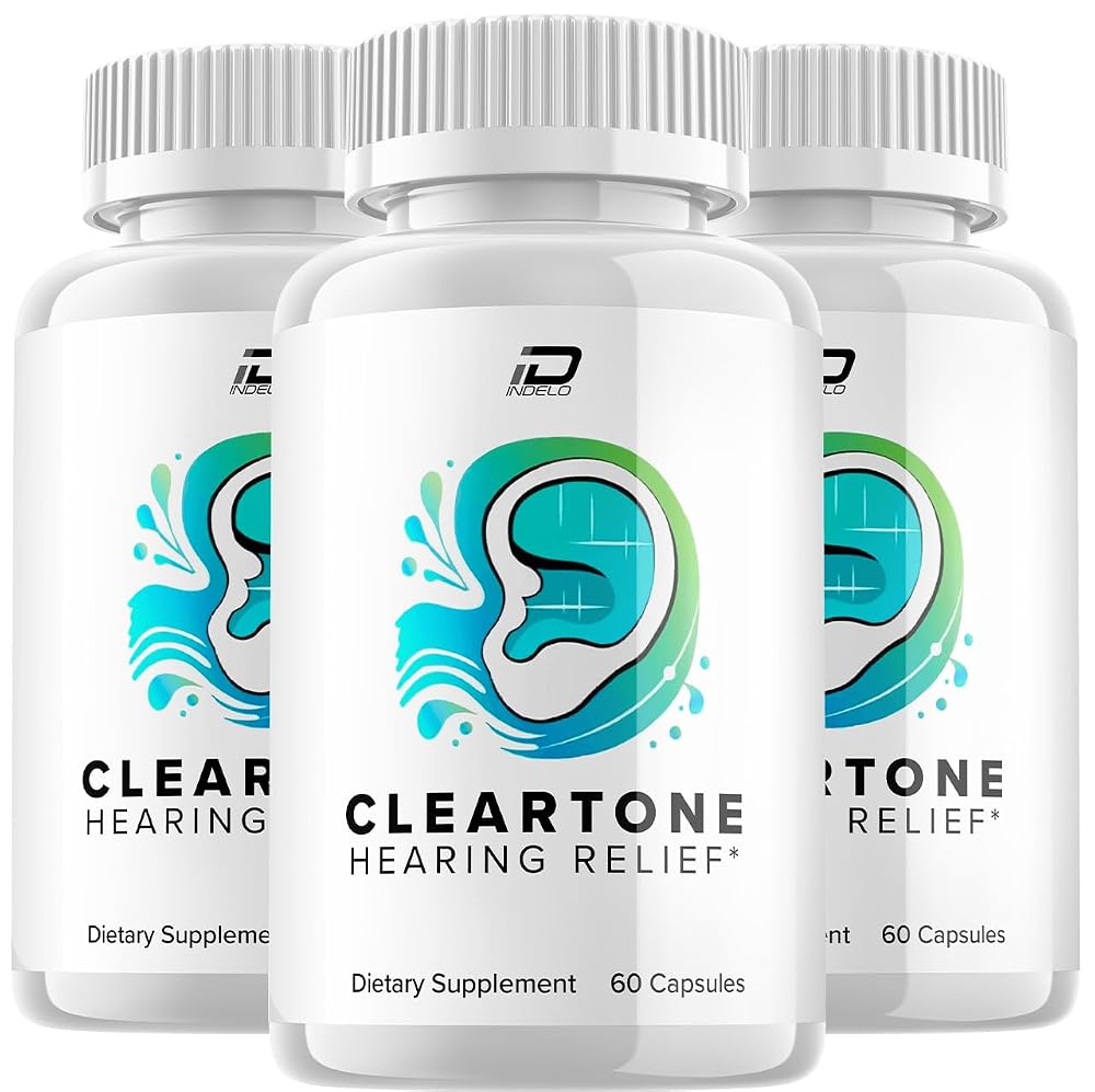 Indelo ClearTone Healthy Ear Support Supplement - 180 Capsules