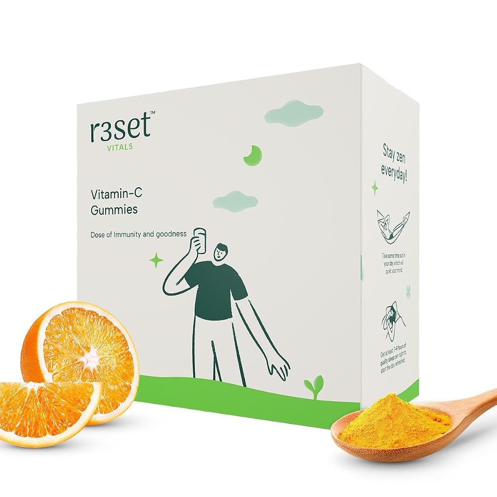 Generic Vitamin C Gummies for Natural Immunity and Skin Glow - 60 Count
