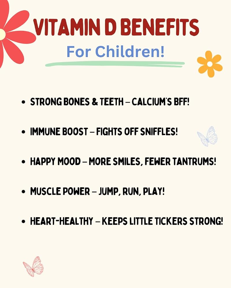 Krunchy Kids Vitamin D3 Gummies for Kids 2+ - 30 Count - image 5